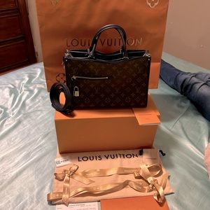 LOUIS VUITTON POPINCOURT PM  MARINE/BLUE M43434 Bag, Box & Reciept Included